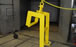 yellow powder coated metal